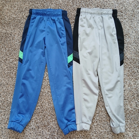 Athletic Works boys jogger athletic pants size 10/12 bundle blue and gray - Picture 1 of 7